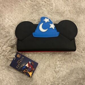Disney Fantasia Mickey Mouse Wallet - Black and Blue